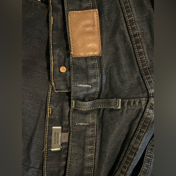 Madewell dark wash slim wide leg size 26 jeans - Picture 6 of 8